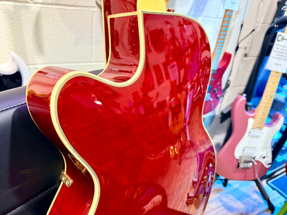 🔥MINT 2019🔥 Epiphone Joe Pass Emperor II Pro~ Rare Wine Red Hollowbody + Hard Case