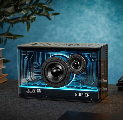 Edifier QD35 Tabletop Bluetooth Speaker With GaN Wireless Charger - Black