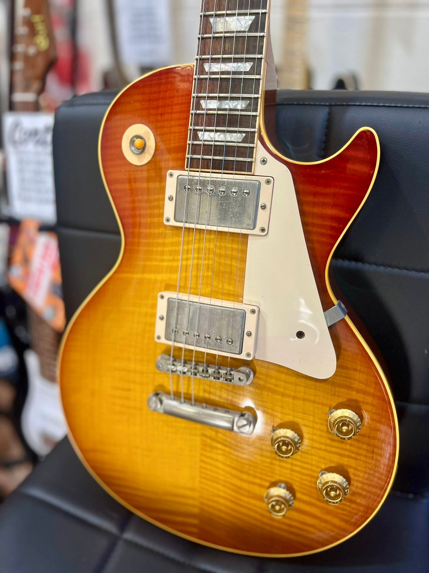 🔥YAMANO🔥 1999 Gibson Custom Shop 1959 Les Paul Historic Reissue~ Ice Tea Burst