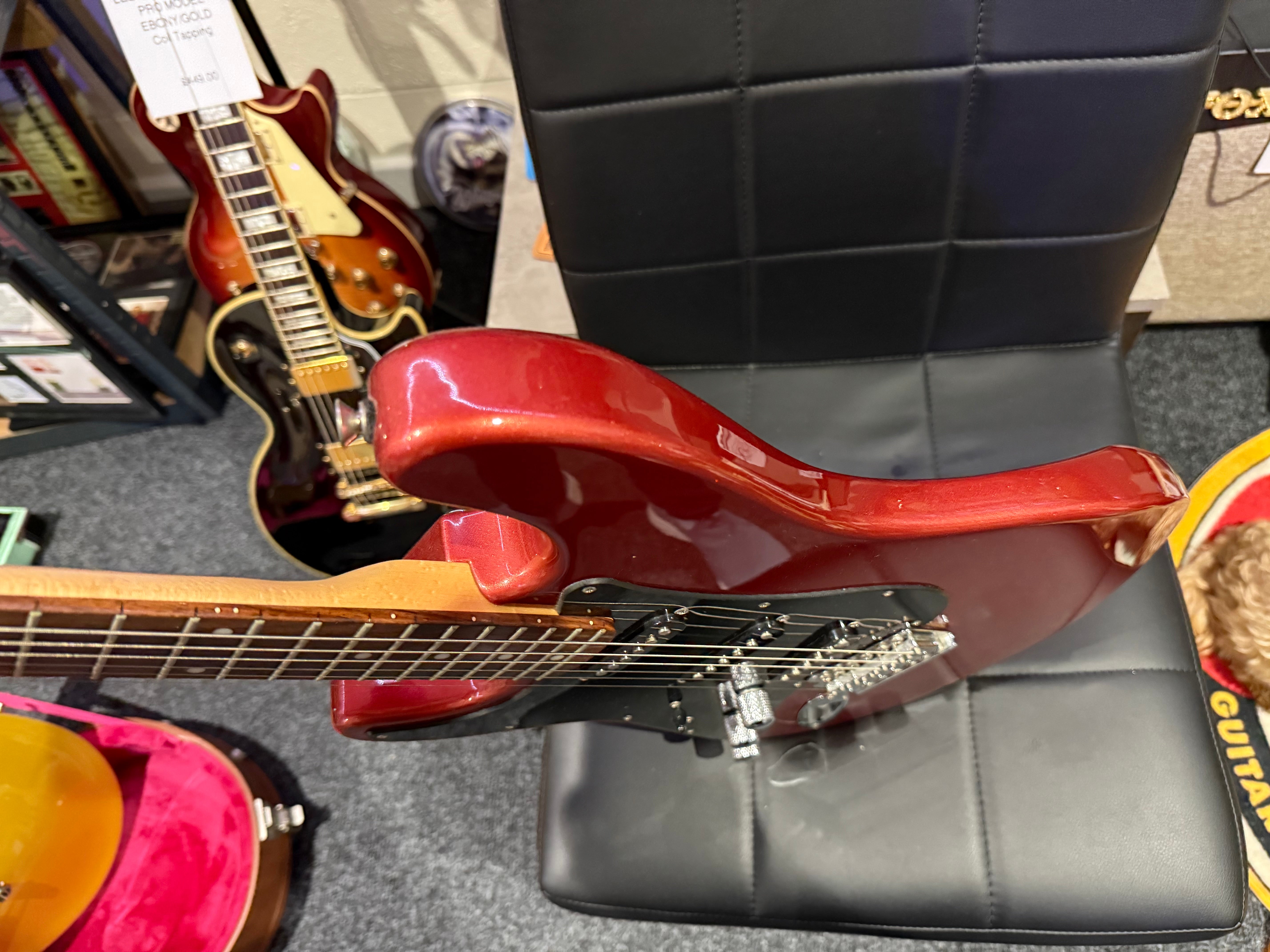 🔥RARE LEFTY🔥 Vintage 90’s Kramer Focus 111S~ Metallic Red~ Stratocaster Style!