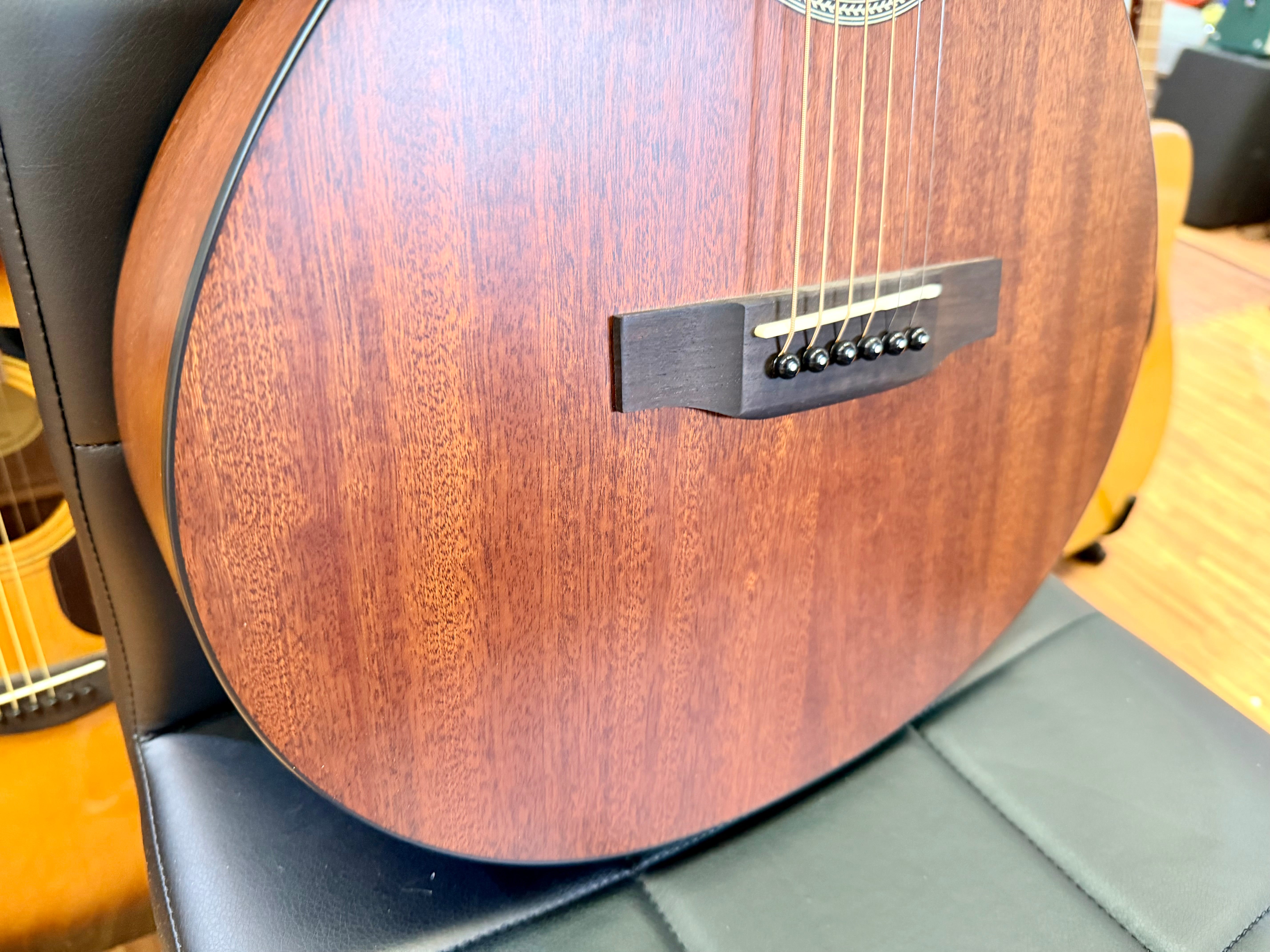 🔥MINT🔥 James Neligan DEV-A Solid Top Mahogany Acoustic Guitar Natural Satin!