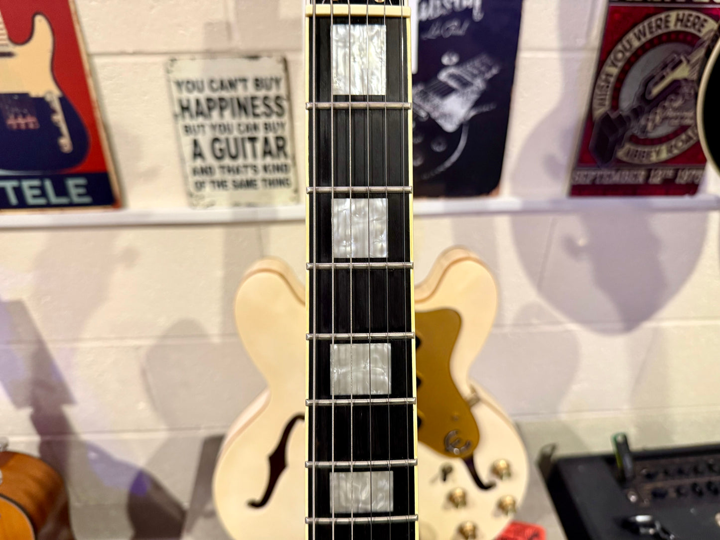 🌟LIMITED EDITION🌟 Epiphone Les Paul Custom Lite~ Alpine White & Gold~ 2019!