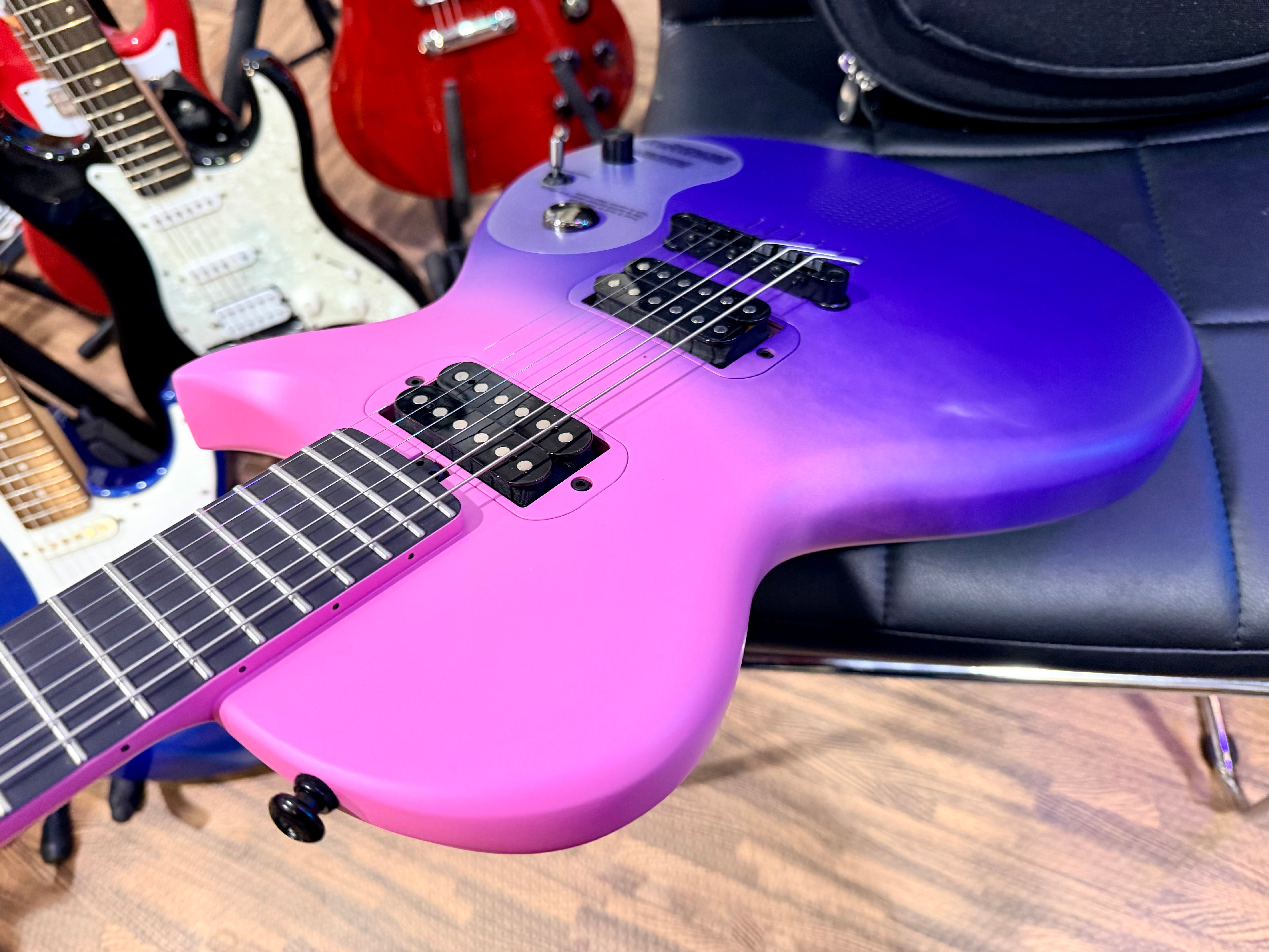🔥 Enya Nova Go Sonic~ Cosmic Purple~ Smart Electric Guitar~Speaker & FX + Bag 🔥