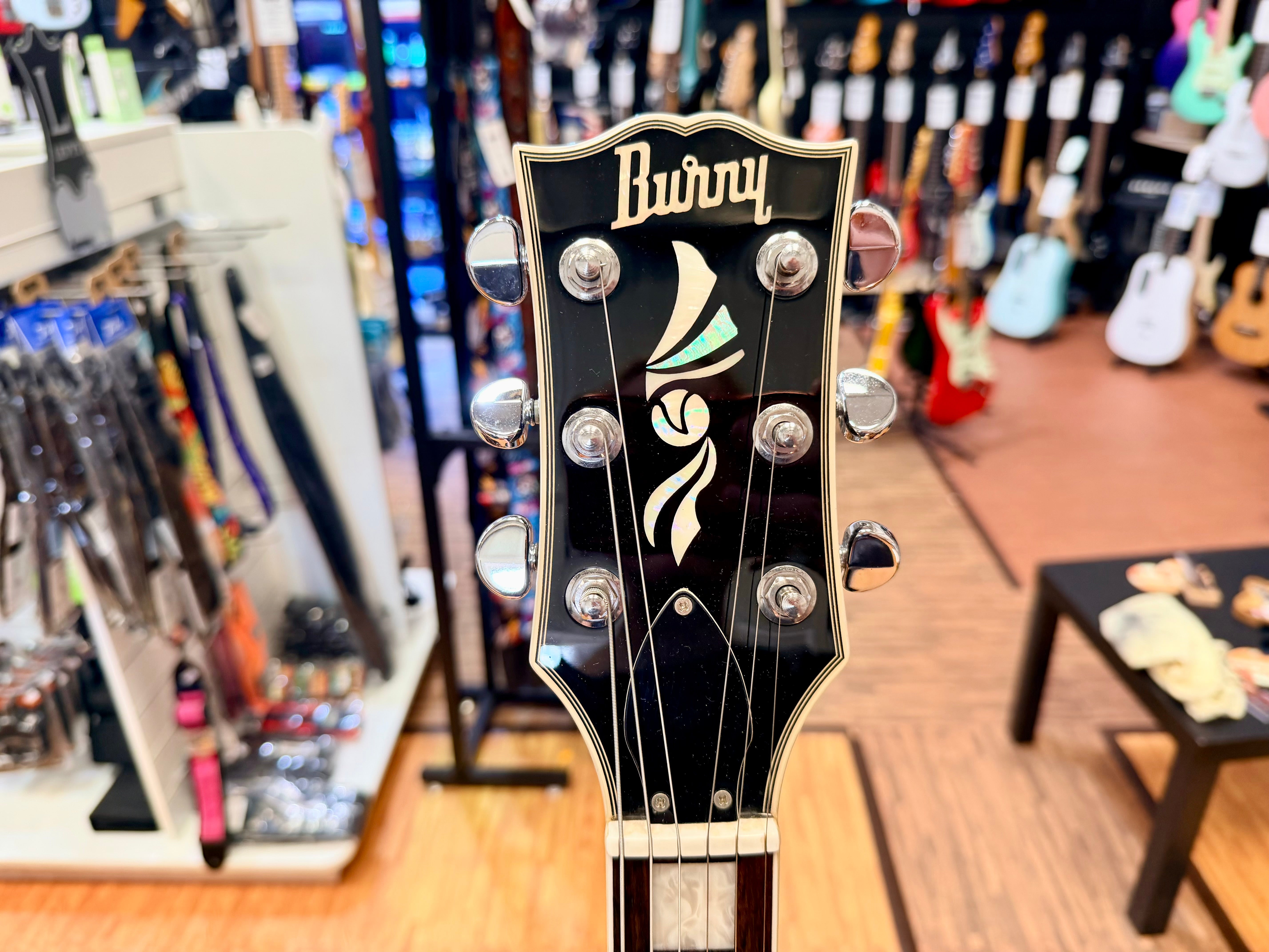 🔥2005🔥 Burny RLC-55JS John Sykes Les Paul Custom Signature Black~ Japan Import