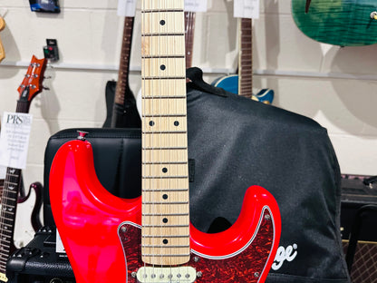 🌟NEW🌟 Vintage V60 Maple Coaster~ Electric Guitar Starter Pack Red~ Strat Style!