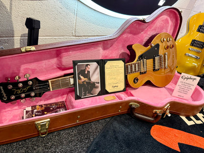 🔥2012🔥 Epiphone Les Paul Joe Bonamassa Signature Goldtop~ Hard Case~ Signed COA!