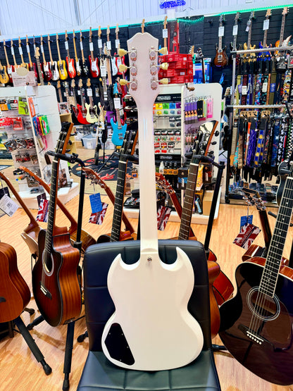 2020 Epiphone SG Standard Alpine White~ Gotoh Locking Tuners~ Gator Hard Case