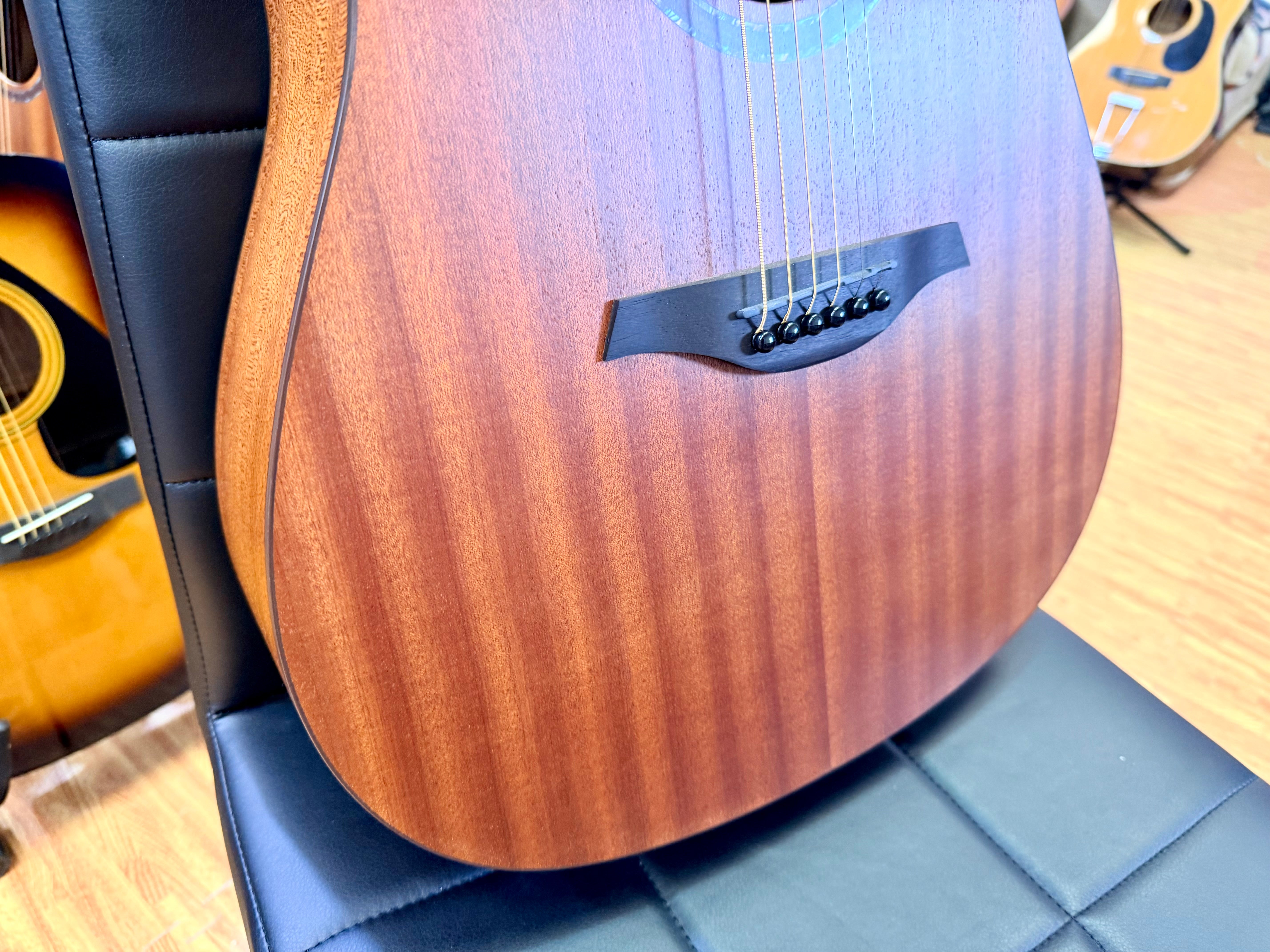 🪵NEW🪵 Vintage Statesboro VE440MM Mahogany Cutaway Electro-Acoustic Guitar!