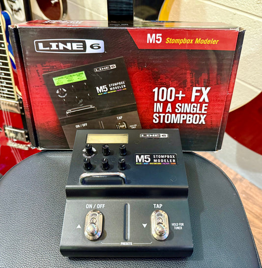 🎸 Line 6 M5 Stompbox Modeller Electric Guitar Multi-Effects Processor Pedal 🎸