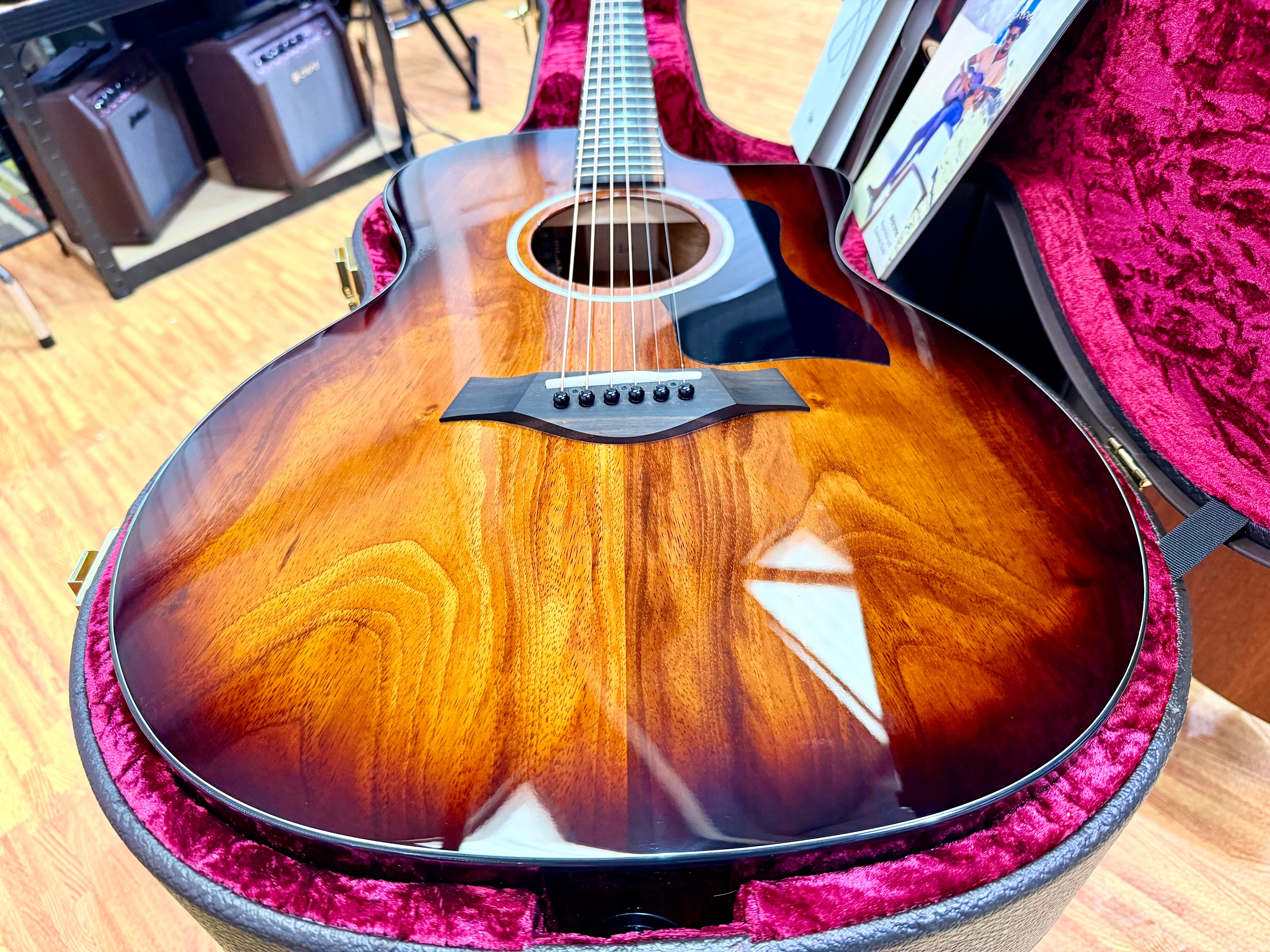 ✨2025✨ Taylor 224ce-K DLX Electro Acoustic Guitar~ Koa Deluxe Grand Auditorium!