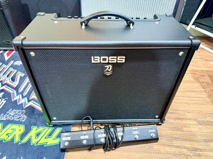 🎸 BOSS Katana-100 MKII 1x12 Combo Guitar Amplifier~ Amp With FX & Footswitch 🎸