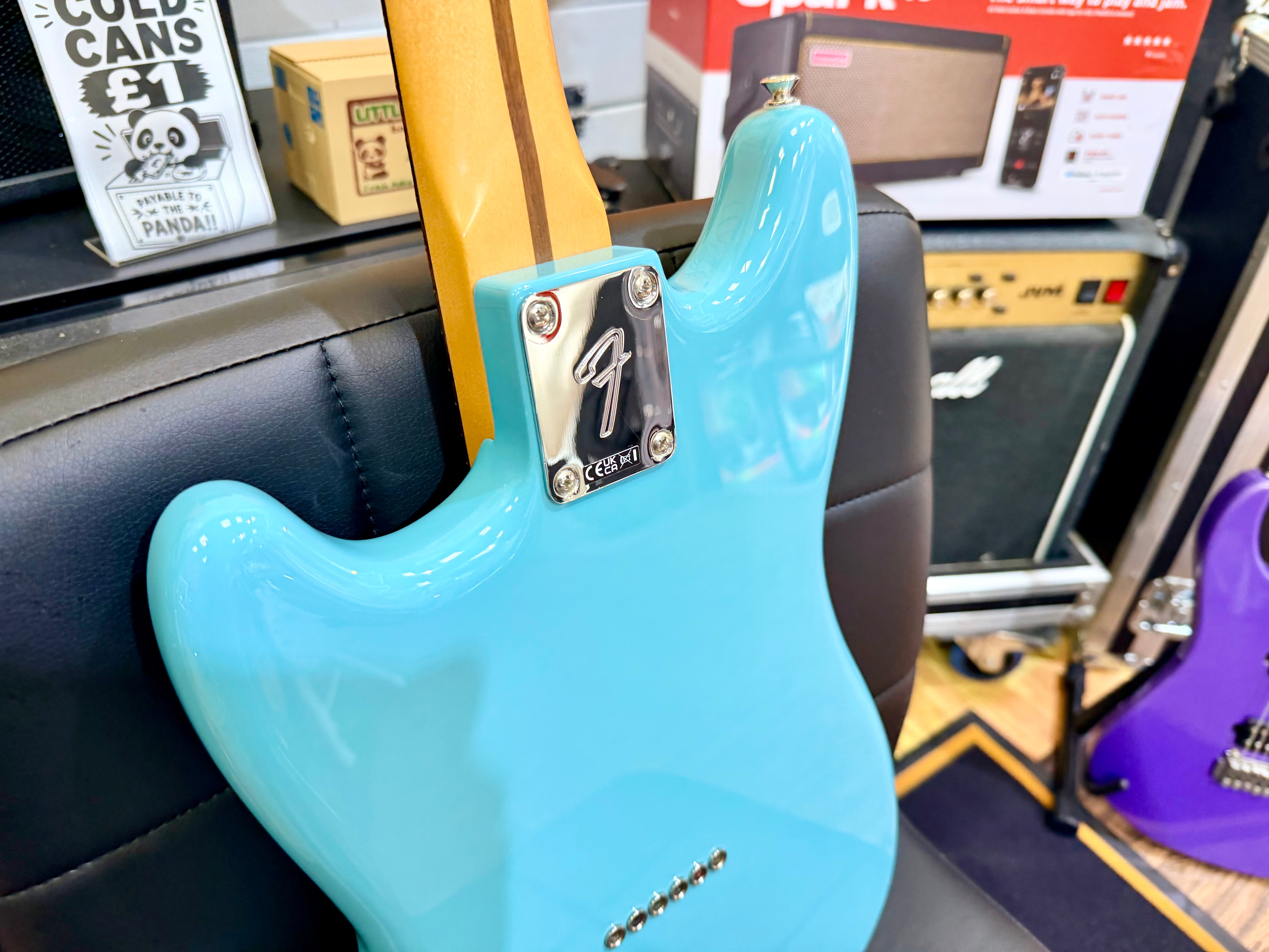 ✨2024✨ Fender Player II Mustang~ Aquatone Blue Electric Guitar~ Mexican MIM!