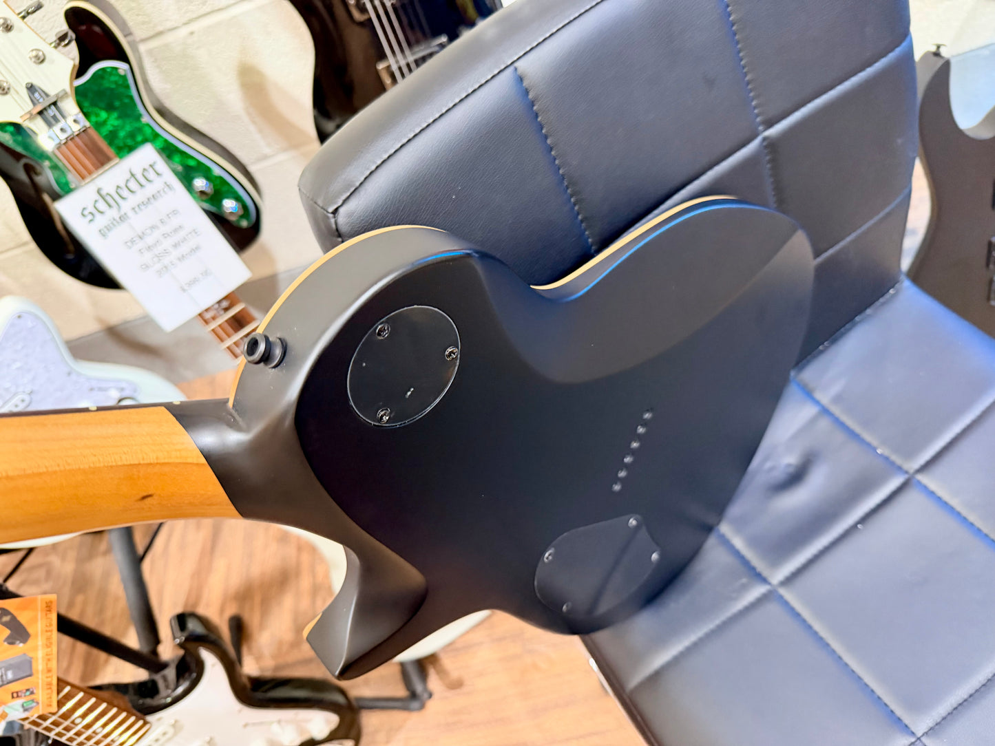 🔥2021🔥 Chapman ML-2 Pro Modern~ River Styx Black Satin~ Hipshot Tuners!