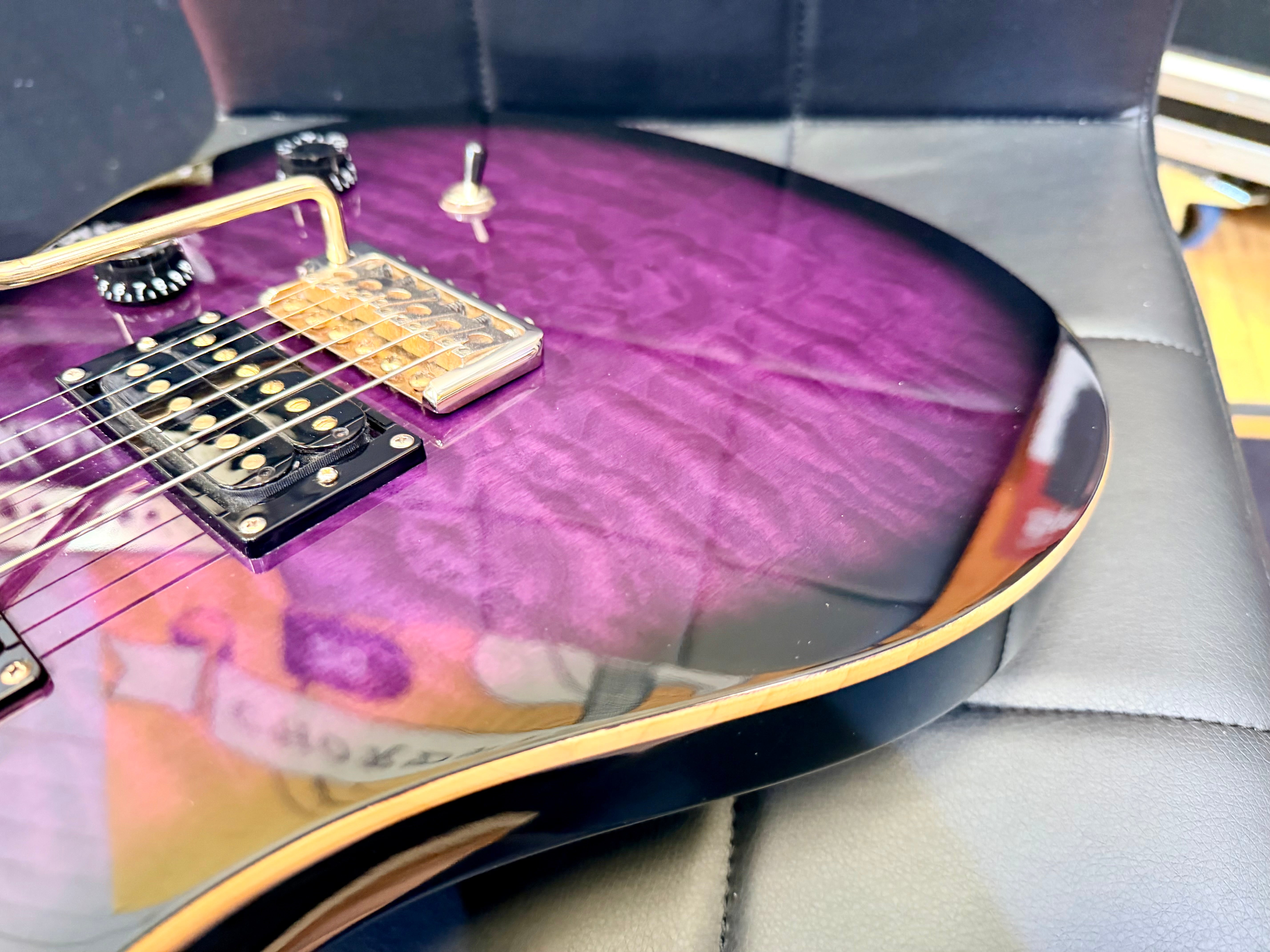 🦇 PRS SE Paul Allender Signature Purple Burst~ 2008 Korean~ Rare Early Model 🦇
