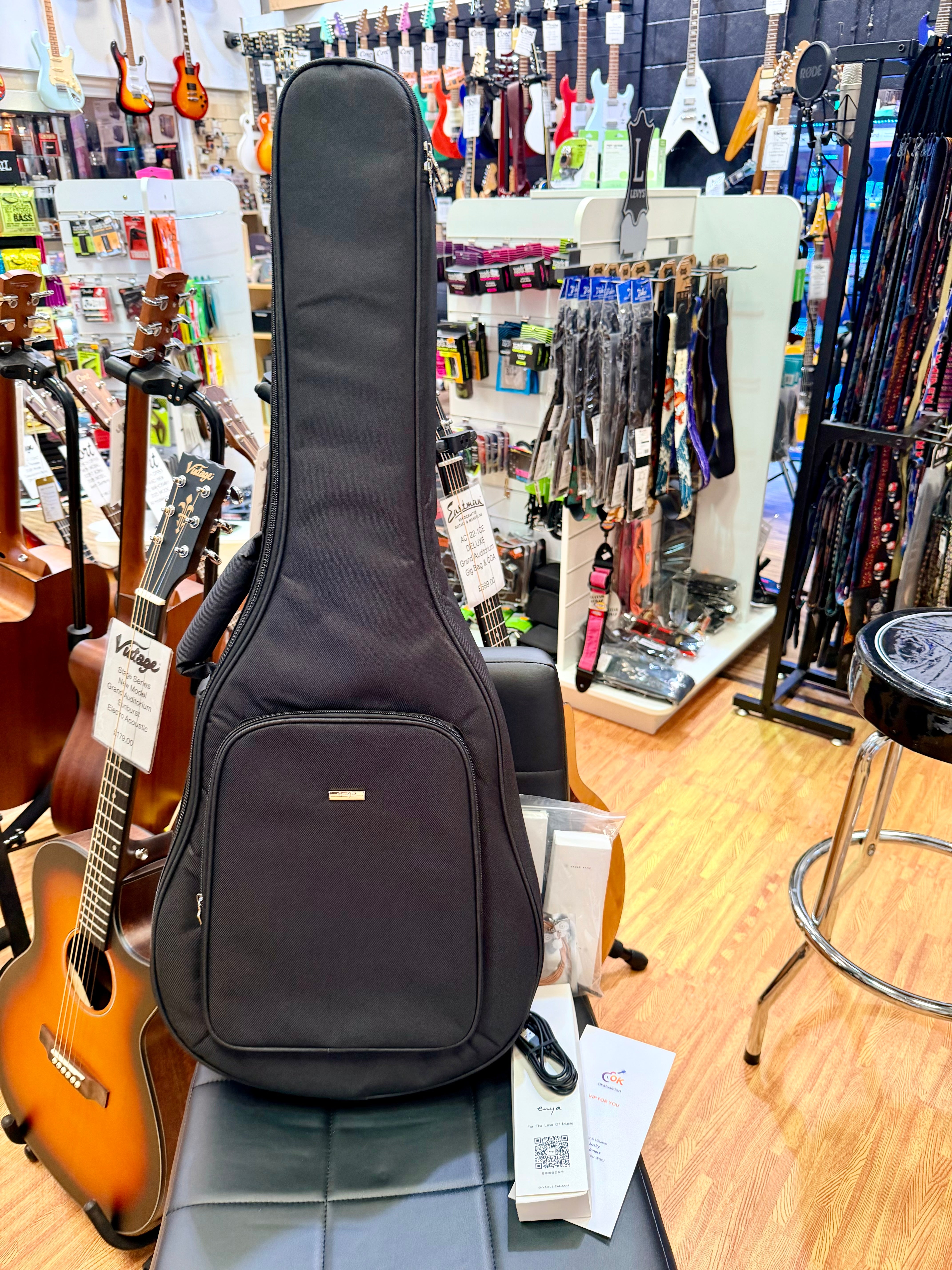 🔥2026 NEW🔥 Enya EM-X1 SP1 Pro Max 36” Electro Acoustic Mini Jumbo Smart Guitar