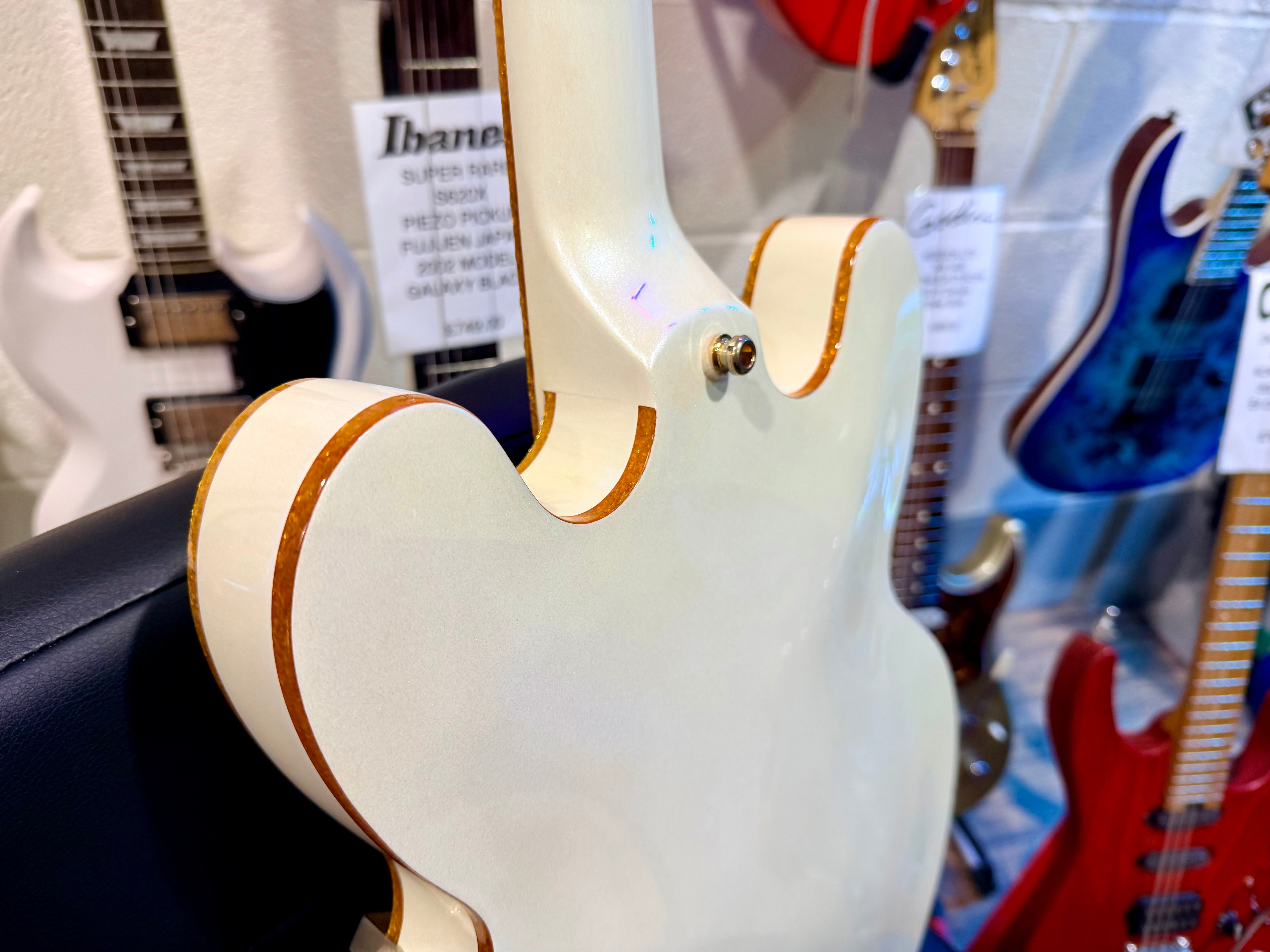 ✨LIMITED EDITION✨ Epiphone Riviera Royale Custom P93~ Pearl White + Hard Case!