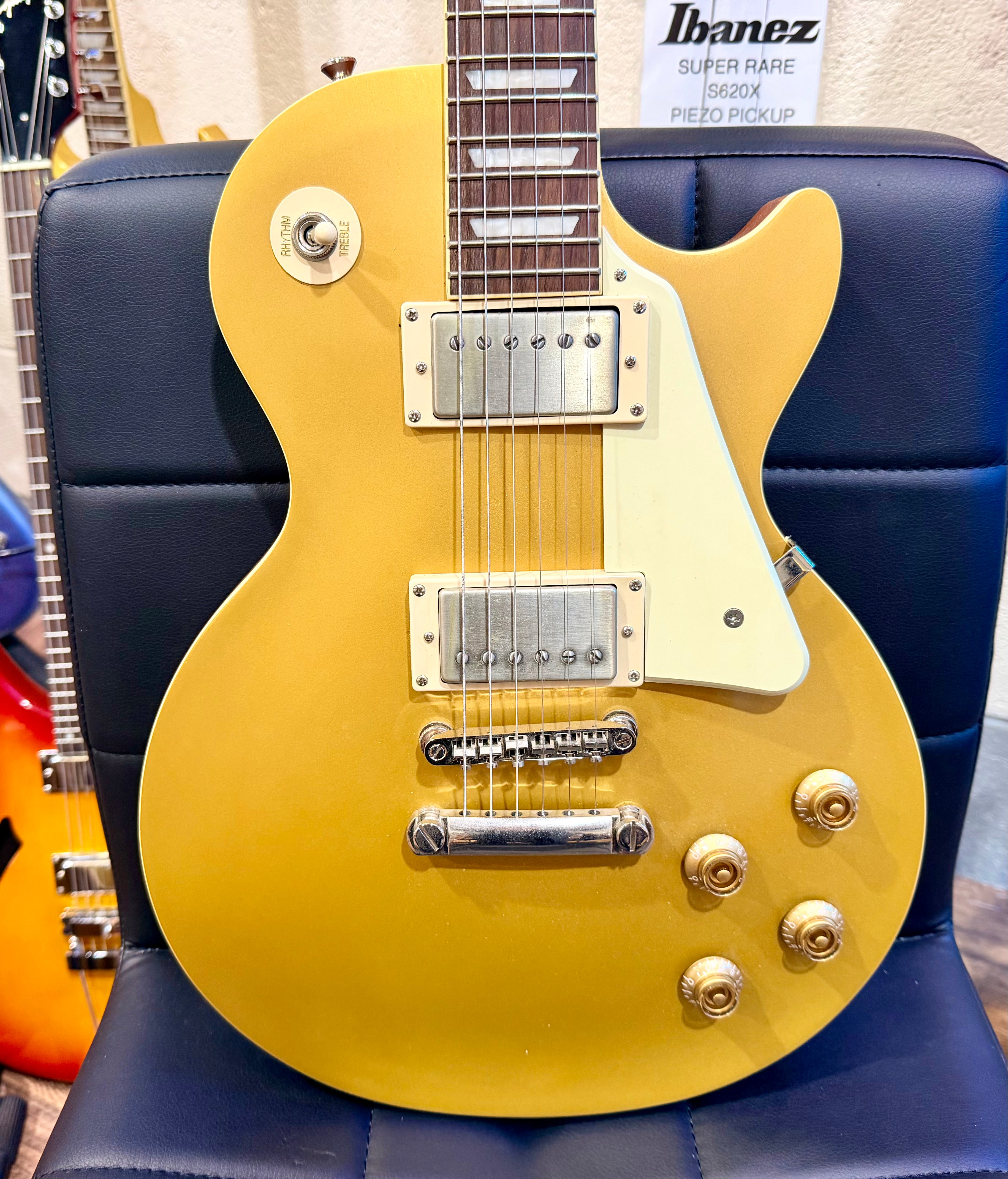 🌟2021 UPGRADED🌟 Epiphone Les Paul Classic Worn Metallic Gold~ Iron Gear P’ups!