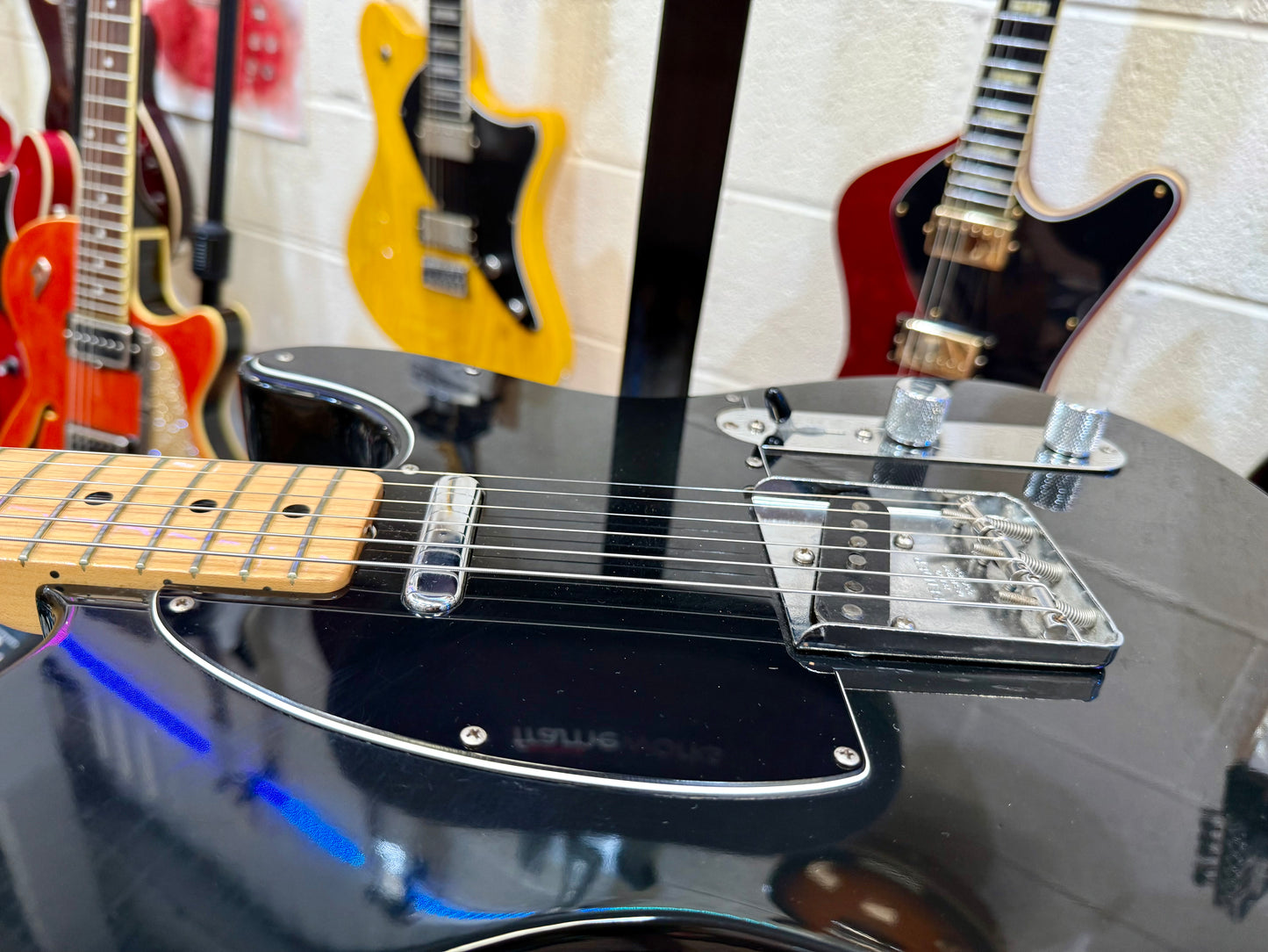 🔥 1977 USA 🔥 Fender Telecaster~ All Original Black~ Maple Board~ Hard Case!