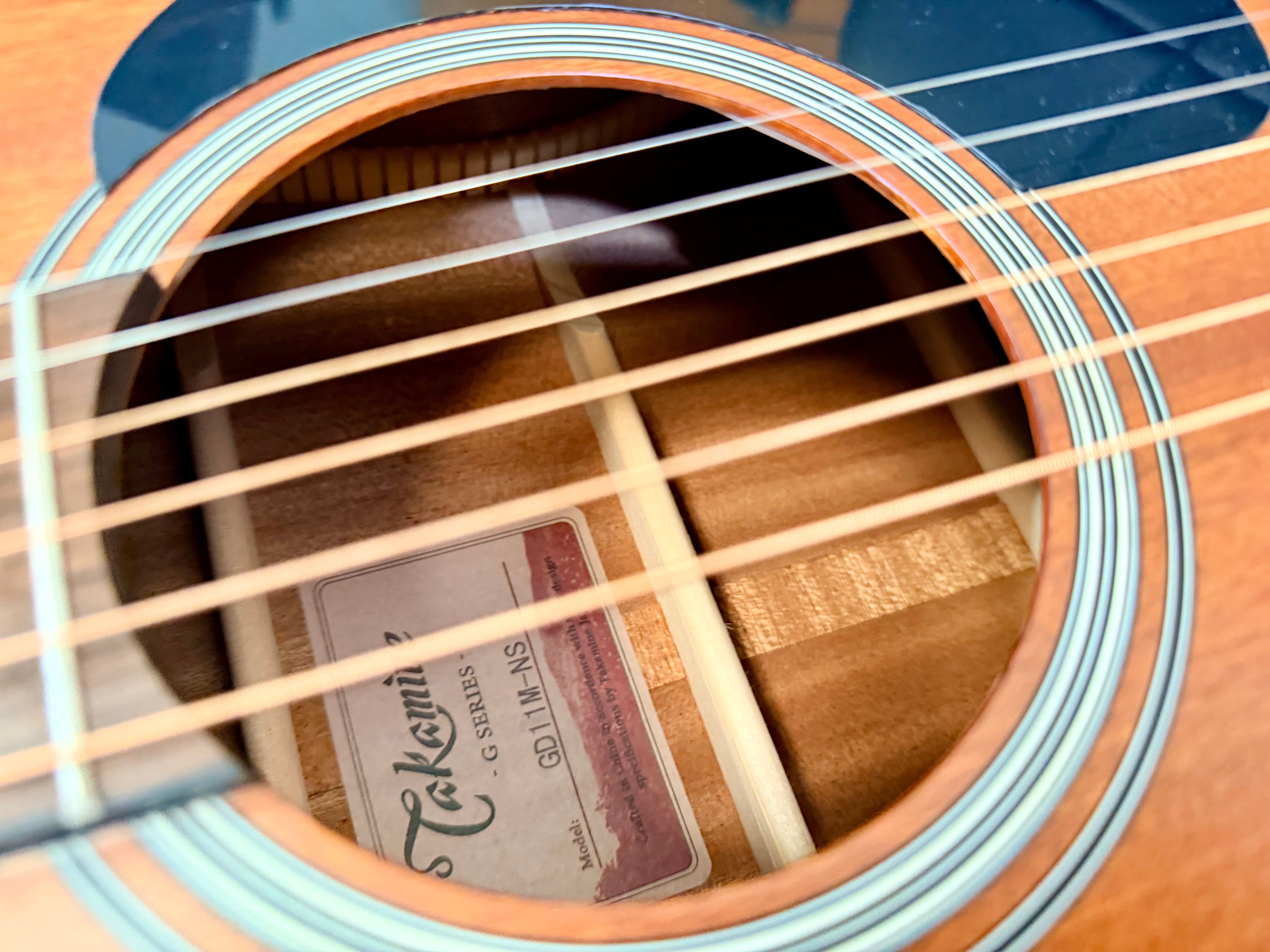 🪵 EX-DEMO 🪵 Takamine GD11M Dreadnought Acoustic Guitar Natural Mahogany!