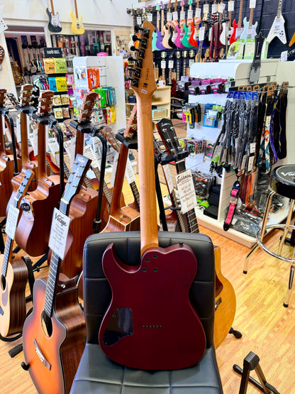 ⚡️NEW⚡️ Spira T-400 Satin Wine Red~ Electric Guitar HH Locking Tuners~ 2026!