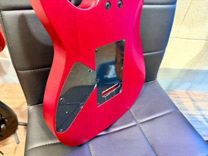 🎸NEW🎸 Cort X100 Electric Guitar~ Open Pore Black/Red Cherry~ 2025 Model!