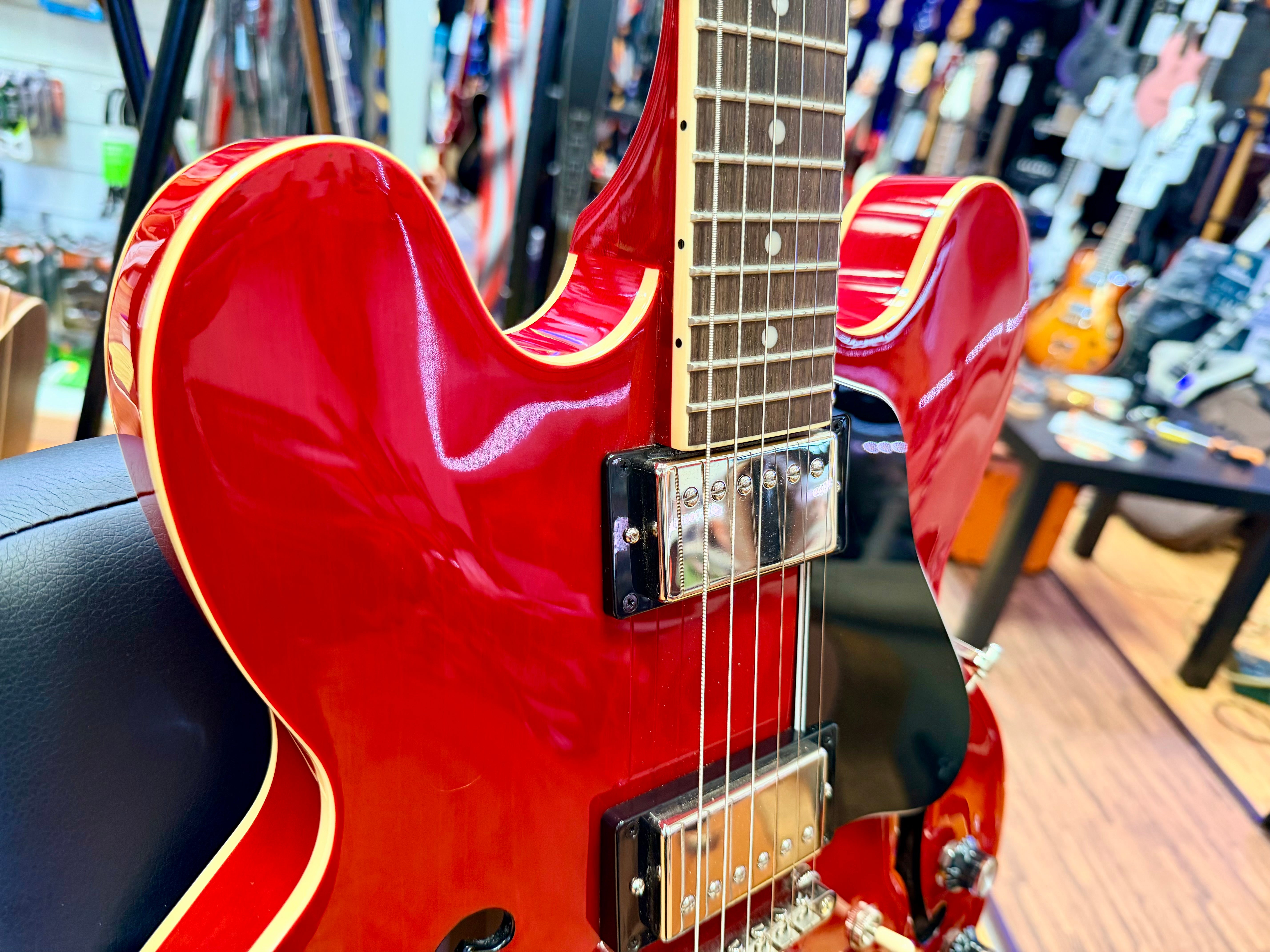 ✨2025✨ Epiphone Inspired by Gibson ES-335 Cherry~ Semi Hollow Electric Guitar!