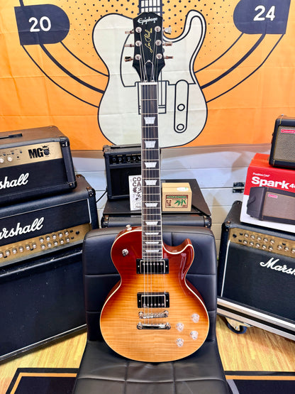 🌟2022🌟 Epiphone Les Paul Modern Figured~ Caffe Latte Fade~ Immaculate Condition