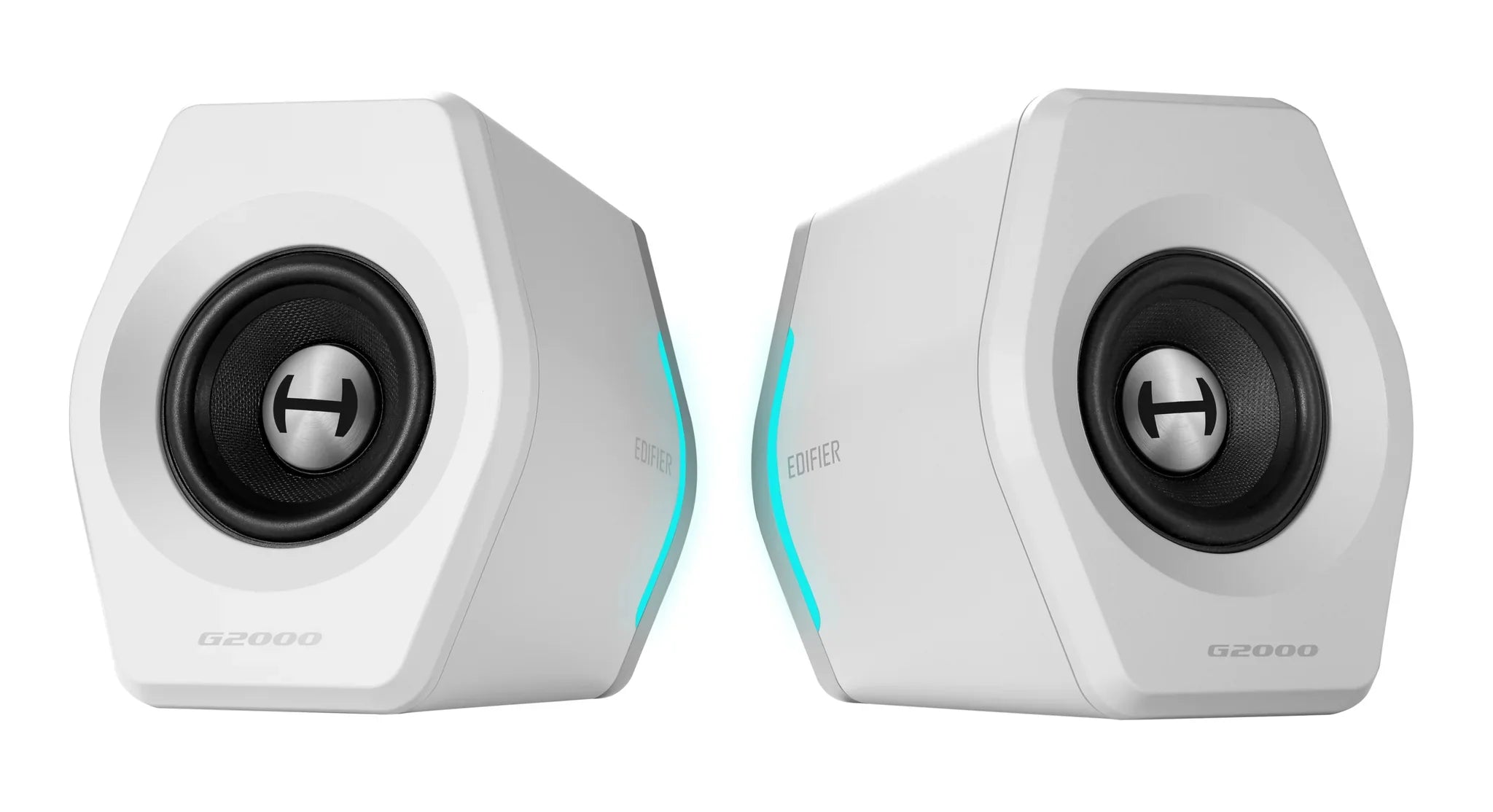 Edifier G2000 Bluetooth 2.0 Gaming Speakers With RGB Lighting - White - CM-G2000/WHT