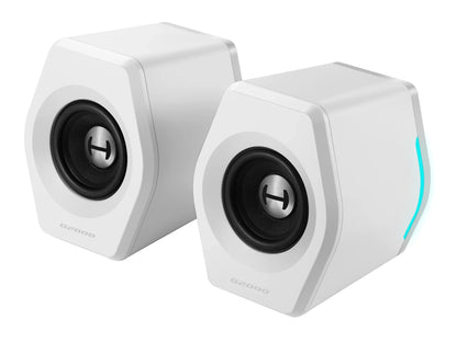 Edifier G2000 Bluetooth 2.0 Gaming Speakers With RGB Lighting - White - CM-G2000/WHT