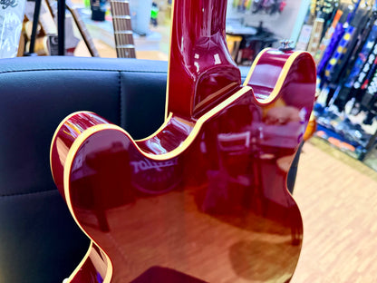 Fret King Elise Custom Cherry Red~ Semi Hollow Electric Guitar~ Vibrato~ B Stock