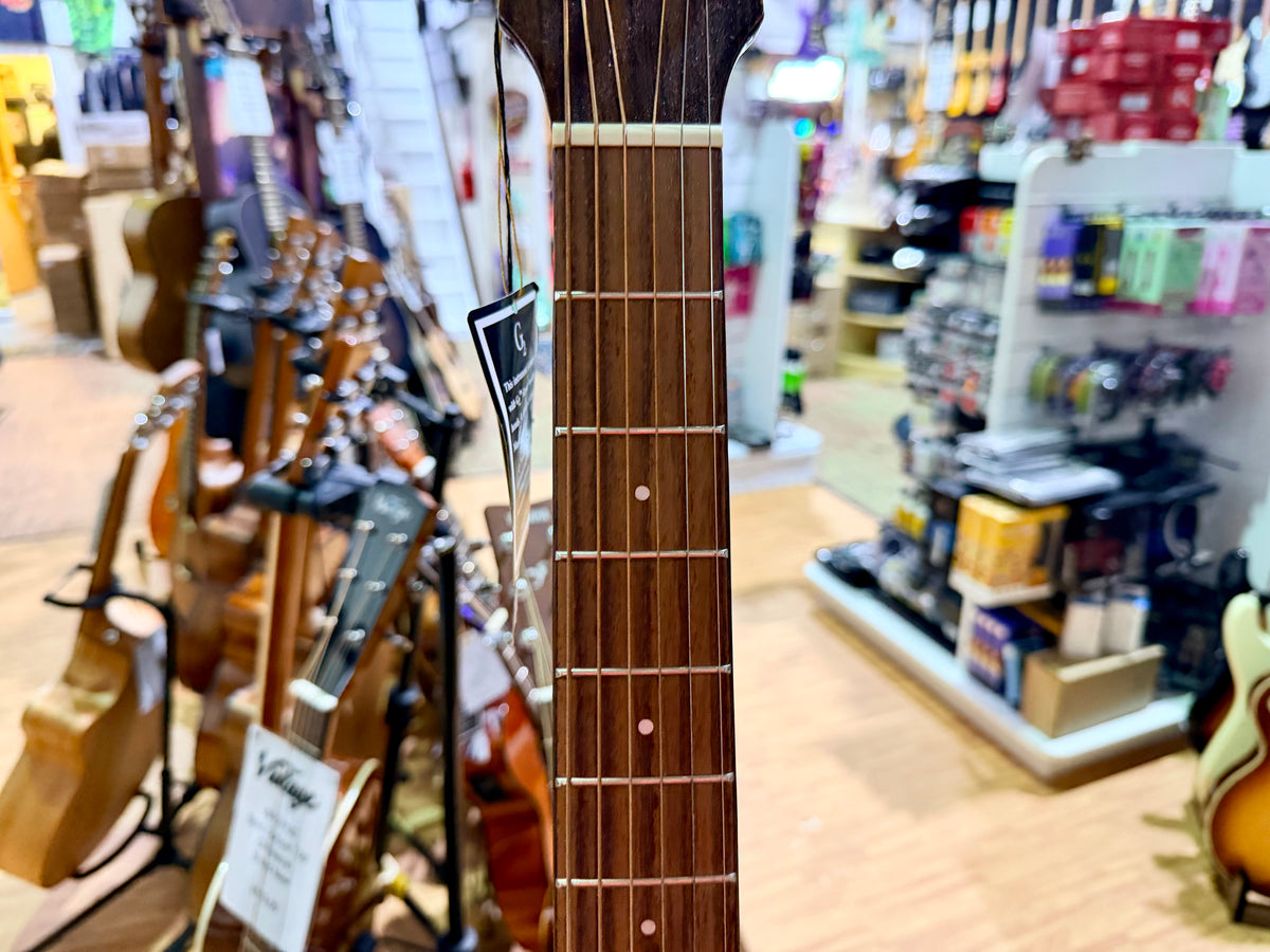 Vintage DM-A Dreadnought Acoustic Guitar Natural~ B Stock~ New Strings & Setup
