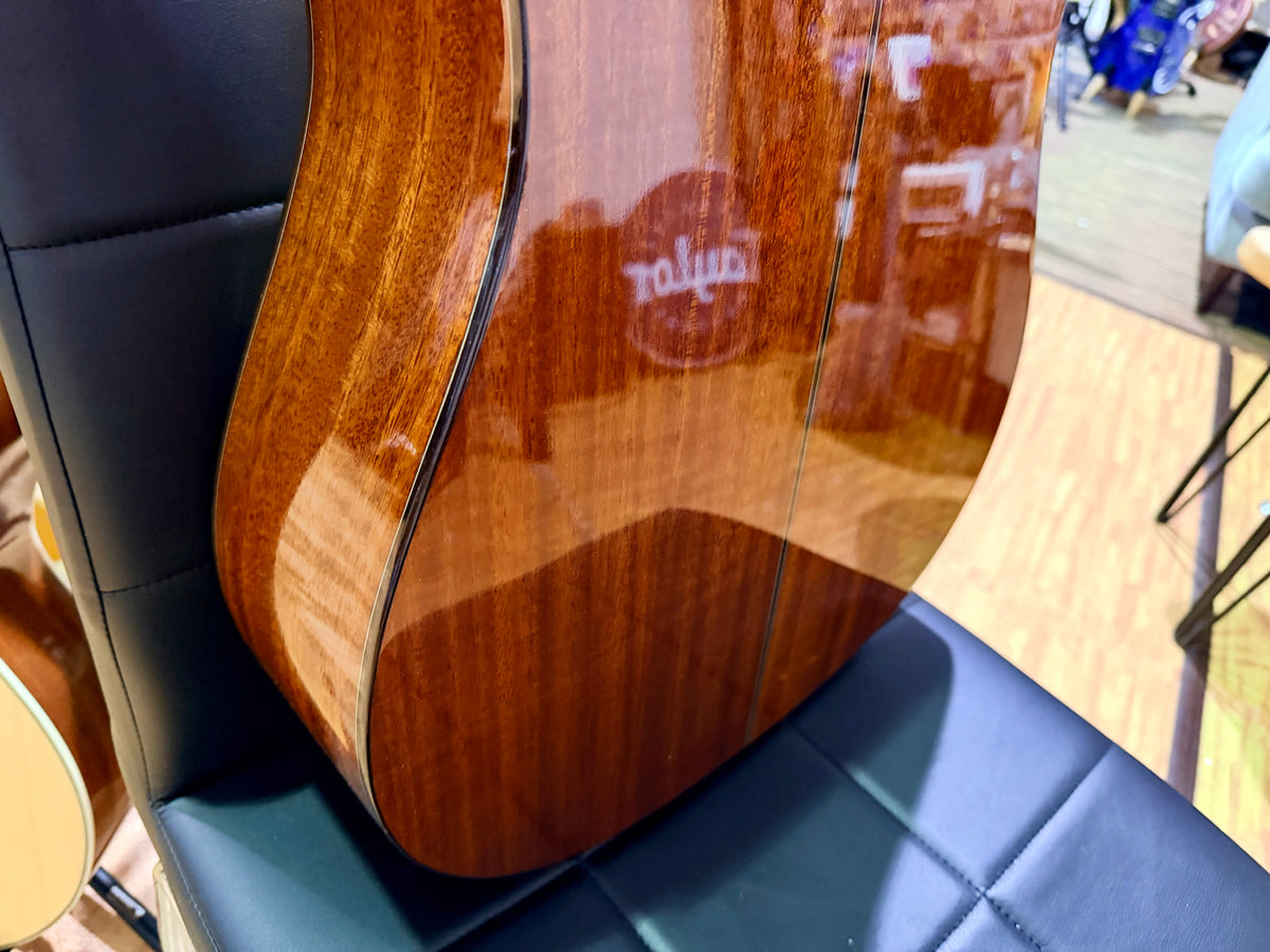 Vintage DM-A Dreadnought Acoustic Guitar Natural~ B Stock~ New Strings & Setup