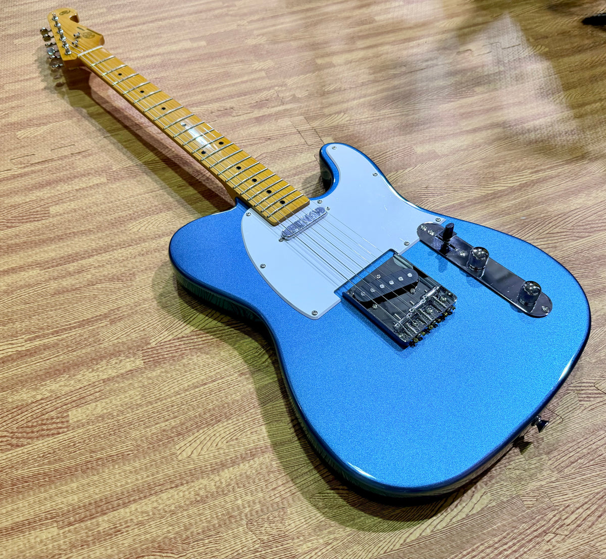 SX STL50+ Lake Placid Blue Electric Guitar Beginner Bundle~ 10W Amp, Strap