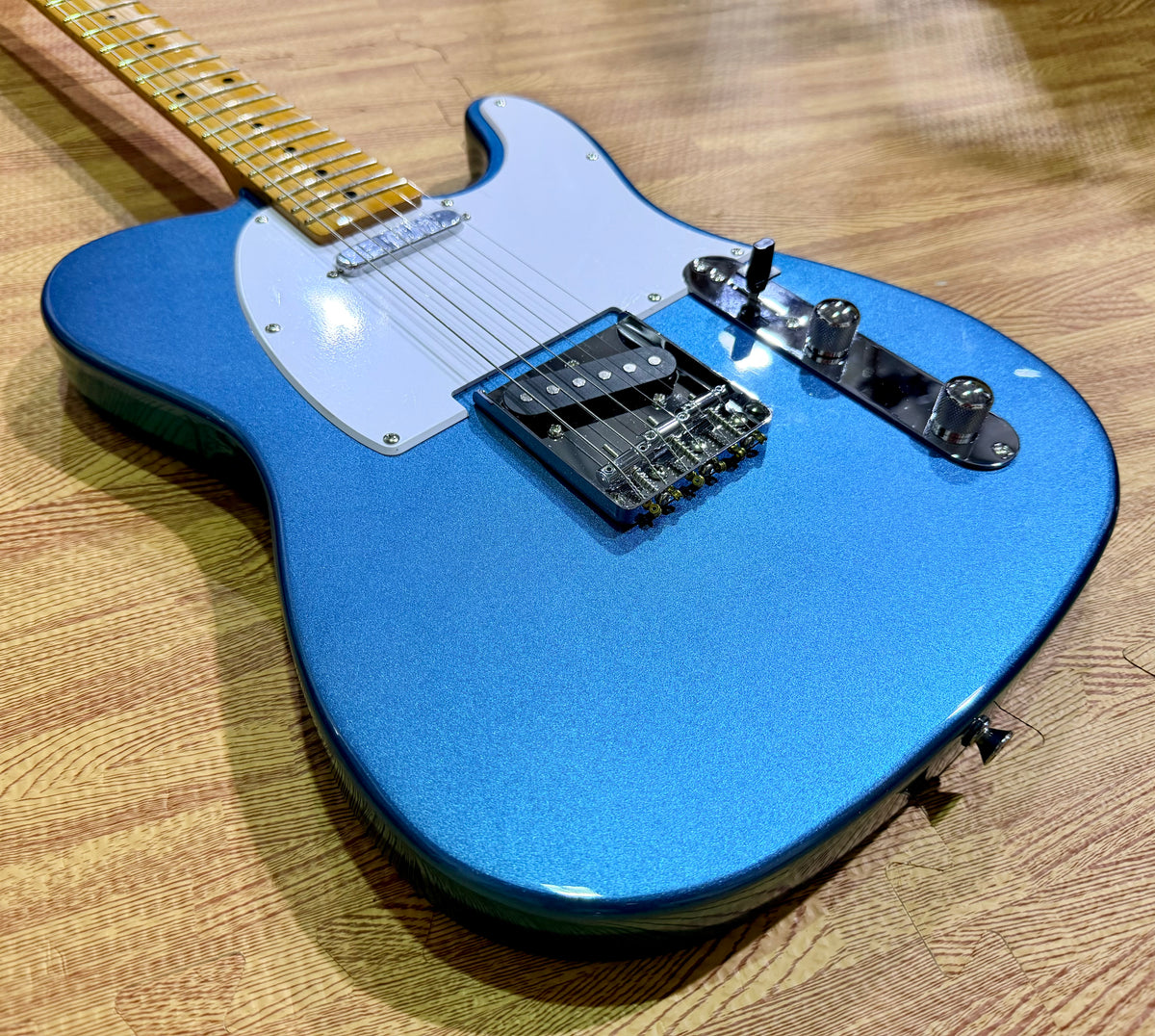 SX STL50+ Lake Placid Blue Electric Guitar Beginner Bundle~ 10W Amp, Strap
