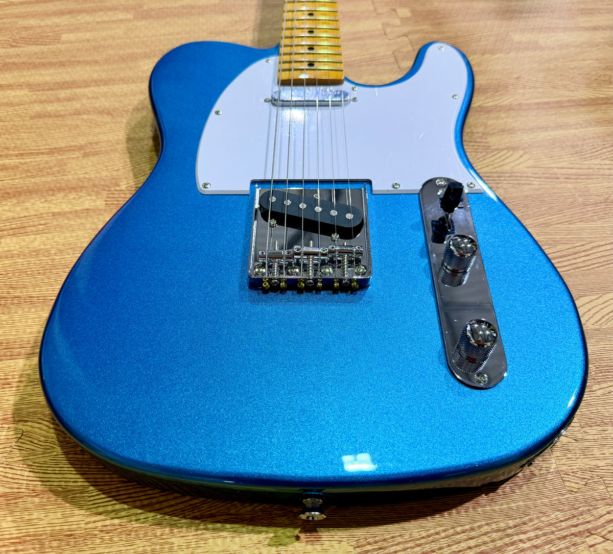 SX STL50+ Lake Placid Blue Electric Guitar Beginner Bundle~ 10W Amp, Strap