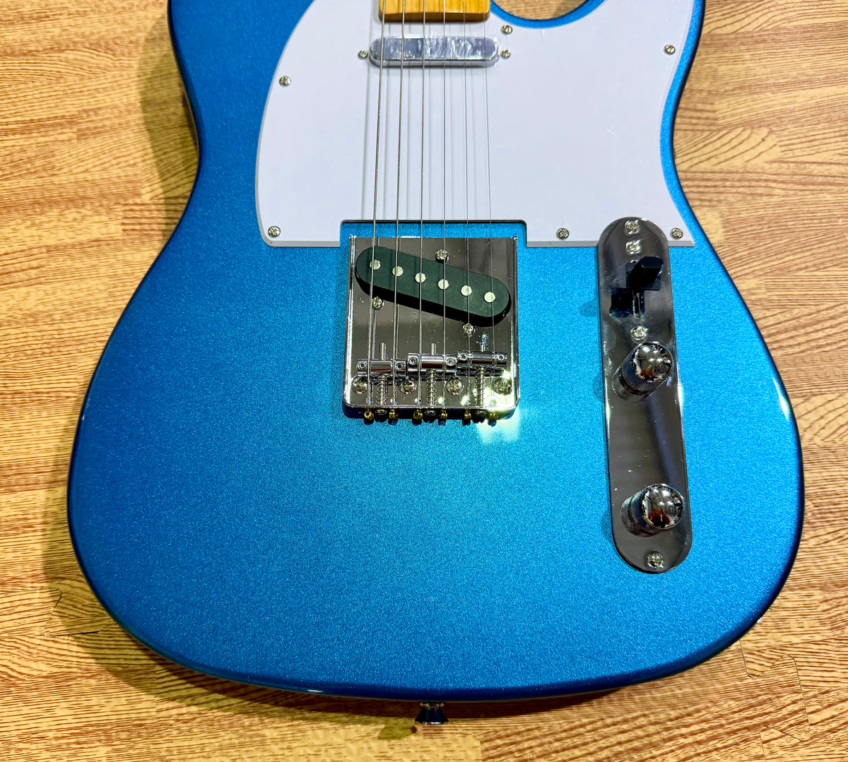 SX STL50+ Lake Placid Blue Electric Guitar Beginner Bundle~ 10W Amp, Strap