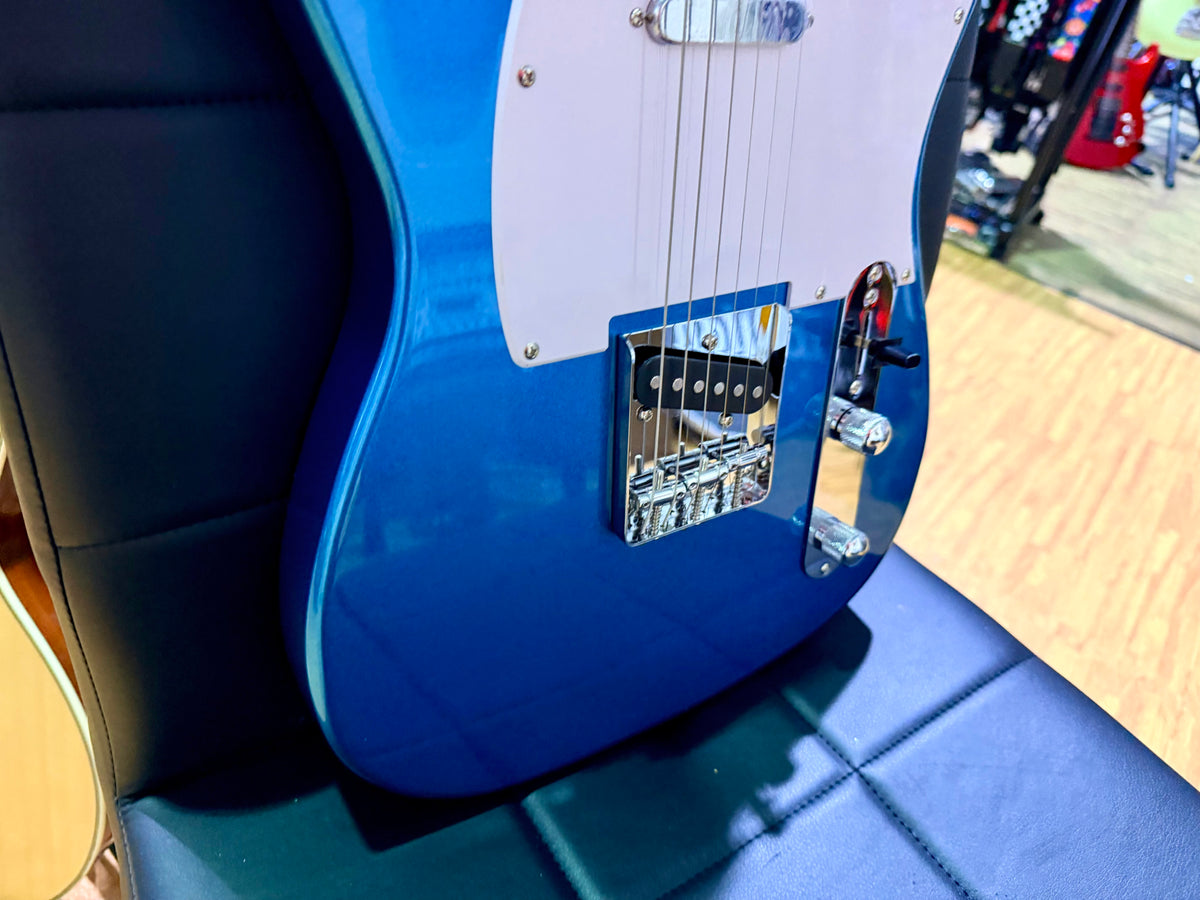 SX STL50+ Lake Placid Blue Electric Guitar Beginner Bundle~ 10W Amp, Strap