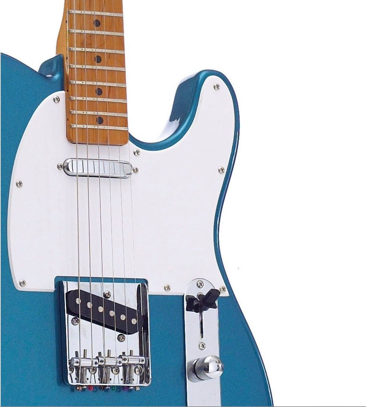 SX STL50+ Lake Placid Blue Electric Guitar Beginner Bundle~ 10W Amp, Strap