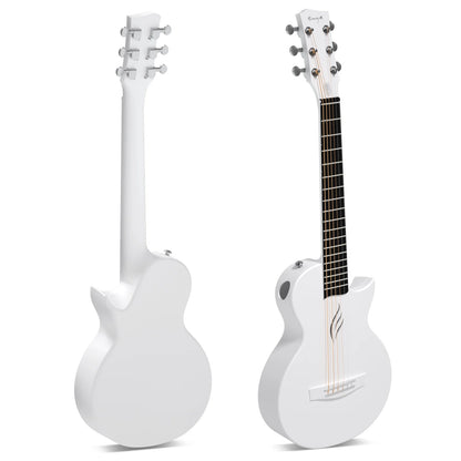 Enya Nova Go Mini 1/4 Size White Travel Acoustic Guitar