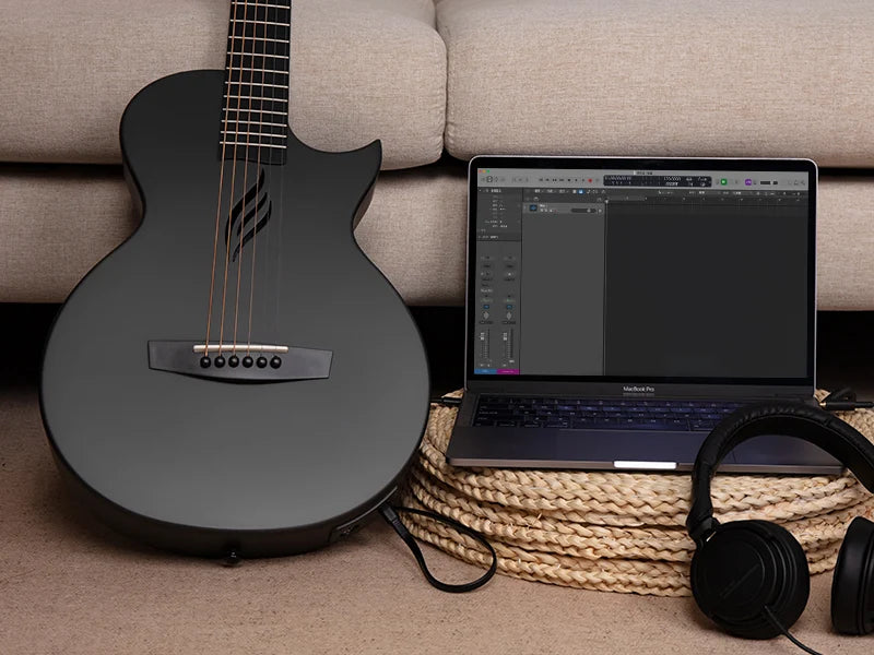 Enya Nova Go SP1 Black Carbon Fibre Electro-Acoustic Guitar