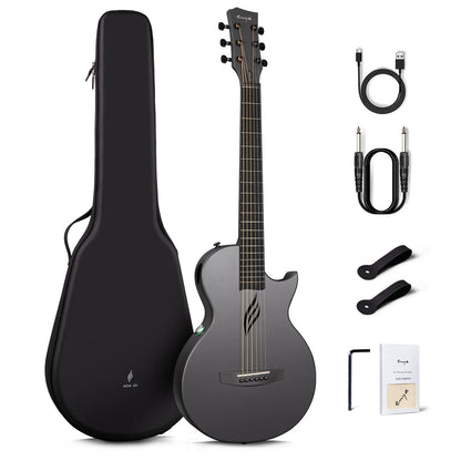 Enya Nova Go SP1 Black Carbon Fibre Electro-Acoustic Guitar