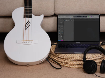 Enya Nova Go SP1 White Carbon Fibre Electro-Acoustic Guitar