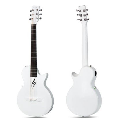 Enya Nova Go SP1 White Carbon Fibre Electro-Acoustic Guitar