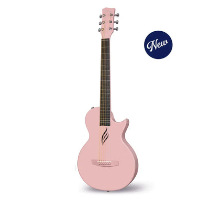 Enya Nova Go Pink Carbon Fibre 1/2 Size Travel Acoustic Guitar