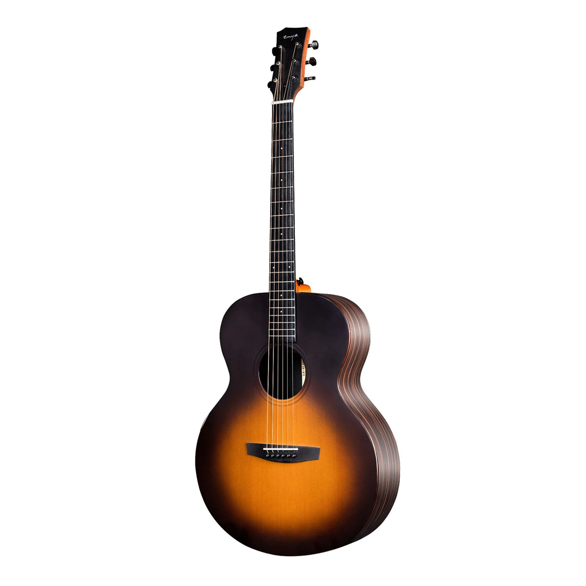 Enya EA-X1 Pro~Vintage Sunburst Acoustic Guitar~ Sitka Spruce & bag