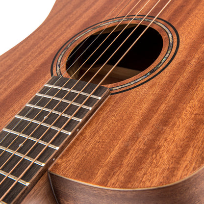 Vintage Mahogany Series 'Travel' Electro-Acoustic Guitar ~ Satin Mahogany