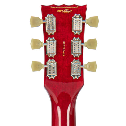 Cherry Red Vintage REVO Series 'Superthin' Electric Guitar
