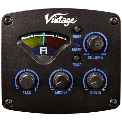 Vintage Mahogany Series 'Dreadnought' Electro-Acoustic Guitar ~ Satin Mahogany