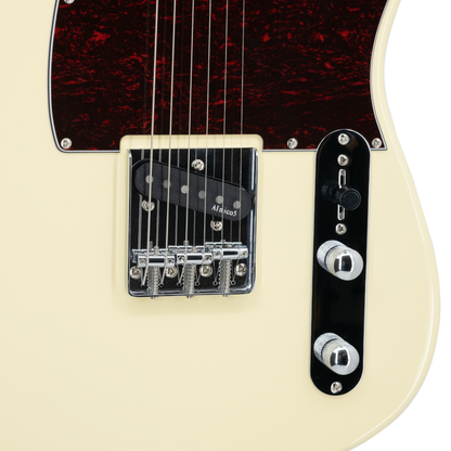 Prodipe TC80 RA VW Electric Guitar, Vintage White