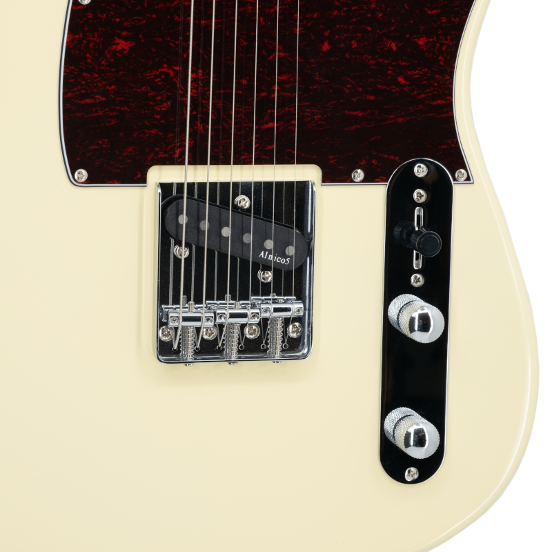 Prodipe TC80 RA VW Electric Guitar, Vintage White